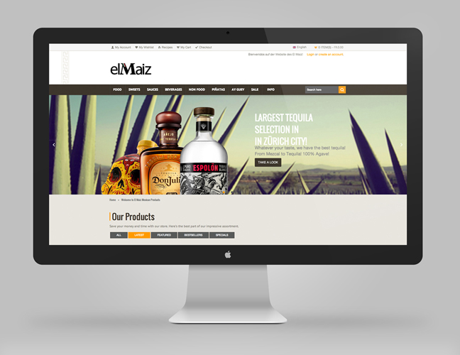 El Maiz – Ecommerce website